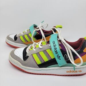 Adidas Forum Low Women’s Size 7 Casual Retro Shoe Multicolor White Sneaker